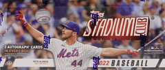 2022 Stadium Club Baseball Hobby Box