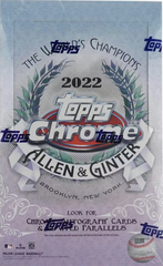2022 Topps Allen & Ginter Chrome Baseball Hobby Box