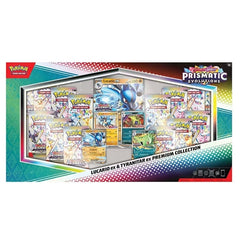Prismatic Evolutions Lucario & Tyranitar ex Box