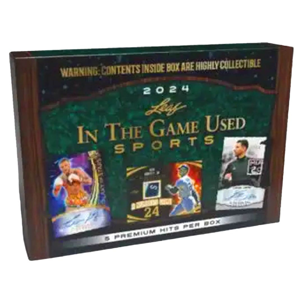 2024 Leaf In The Game Used Sports Box