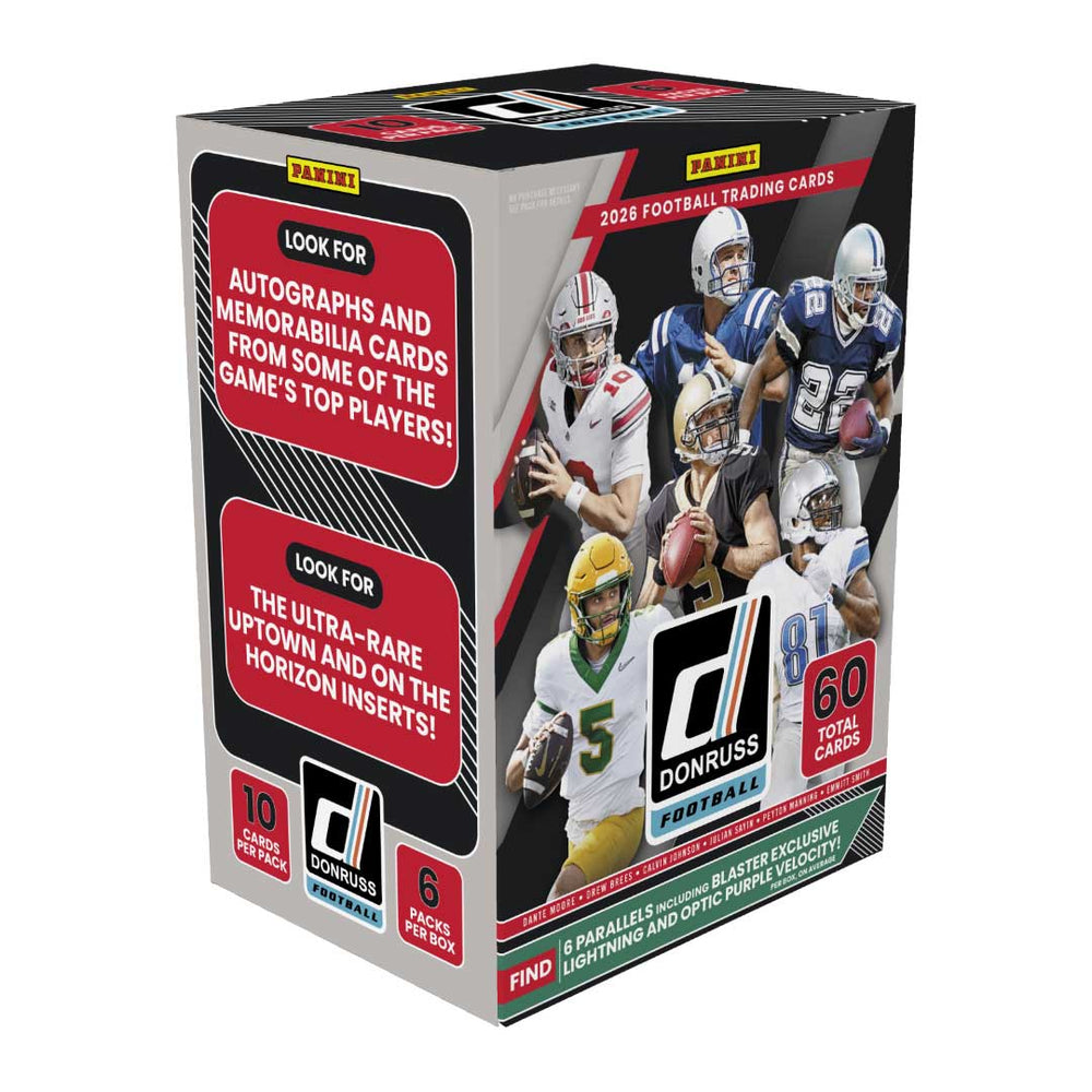 2026 Panini Donruss Football Hobby Blaster Box