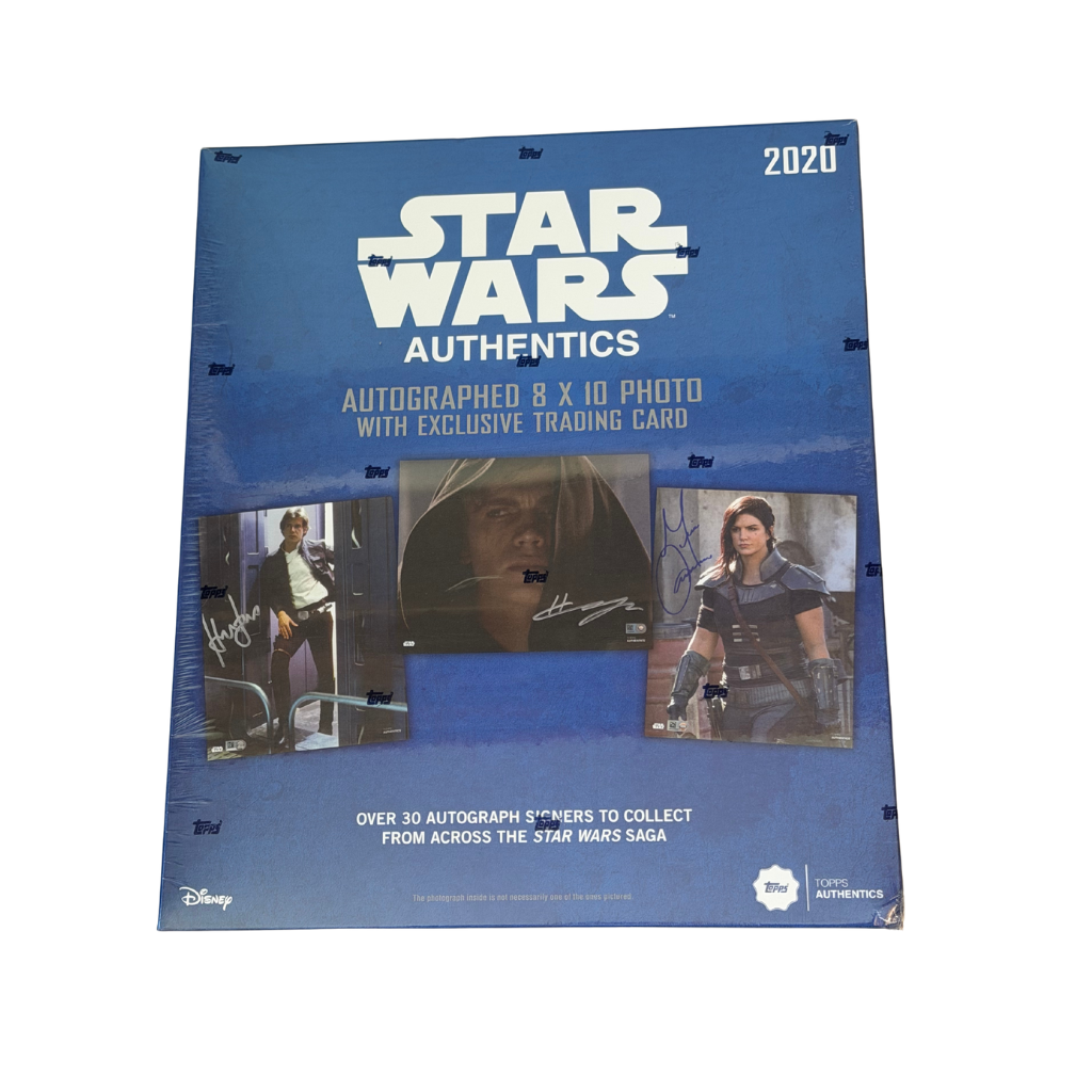 2020 Topps Star Wars Authentics Autographed 8x10 Photo & Trading Card Box