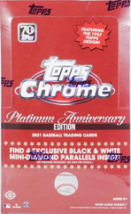 2021 Topps Chrome Platinum Anniversary Baseball Lite Box