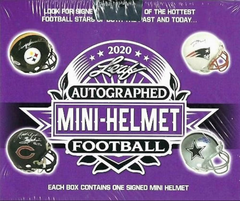 2020 Leaf Football Mini Helmet Box
