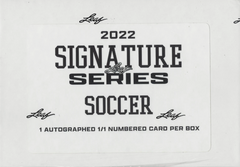 2022 Leaf Signature Series Soccer Box