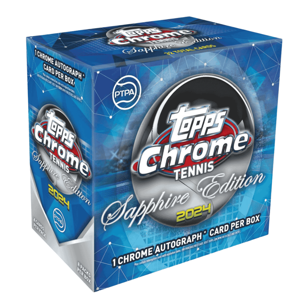 2024 Topps Chrome Tennis Sapphire Edition Box