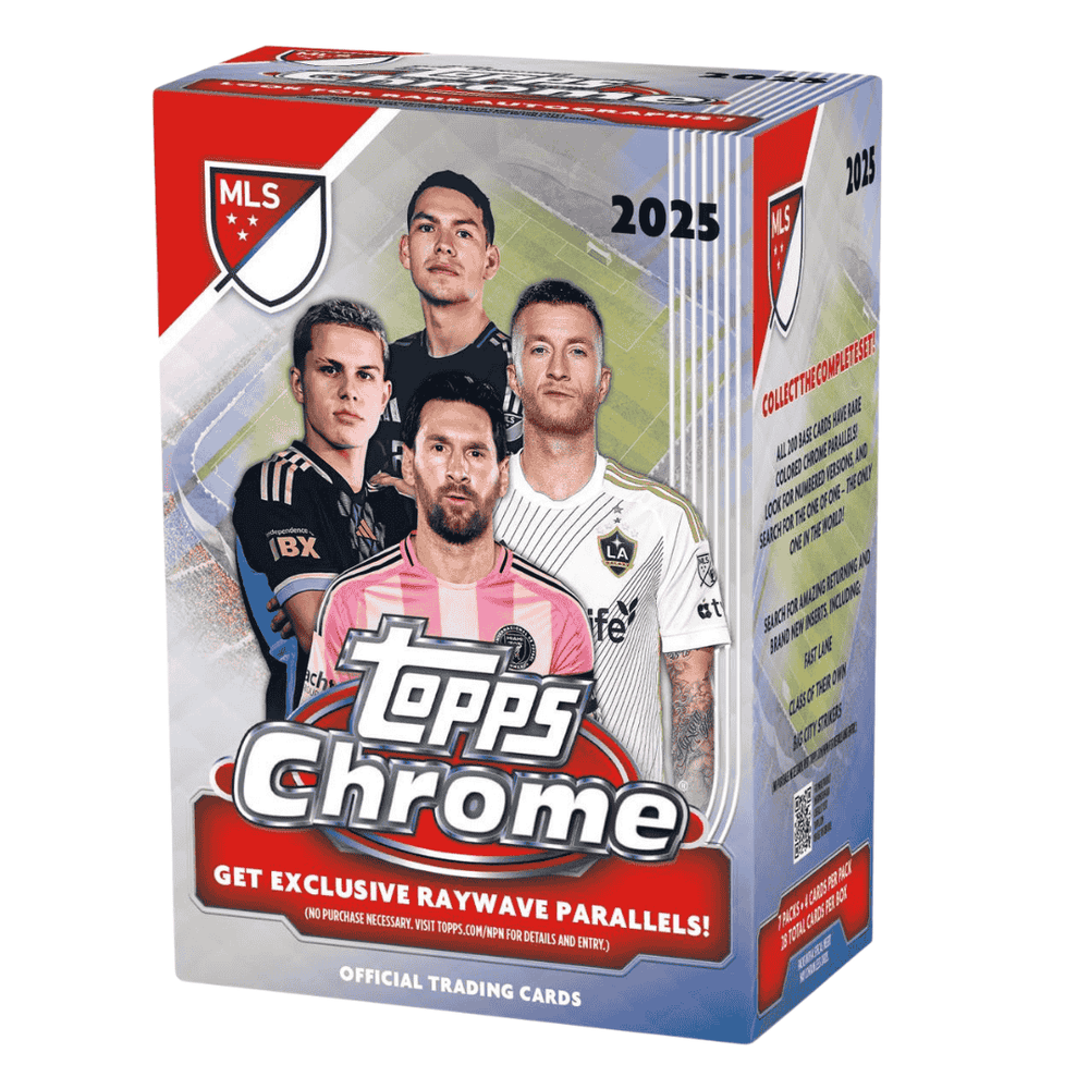 2025 Topps MLS Chrome Soccer Blaster Box